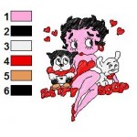 Betty Boop 41 Embroidery Design
